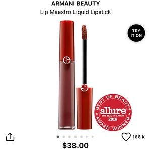 Giorgio Armani liquid lipstick. New.